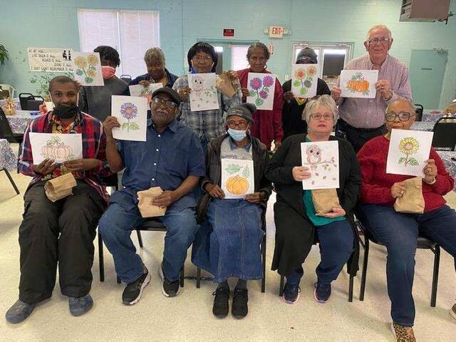 129267039_web1_ss-1peg
Colorful artwork from Beth Roses Mount Olive Middle School seventh graders brightens the lives of seniors at the Mount Olive Parks and Recreation Senior Center.(Beth Rose|Courtesy photo)