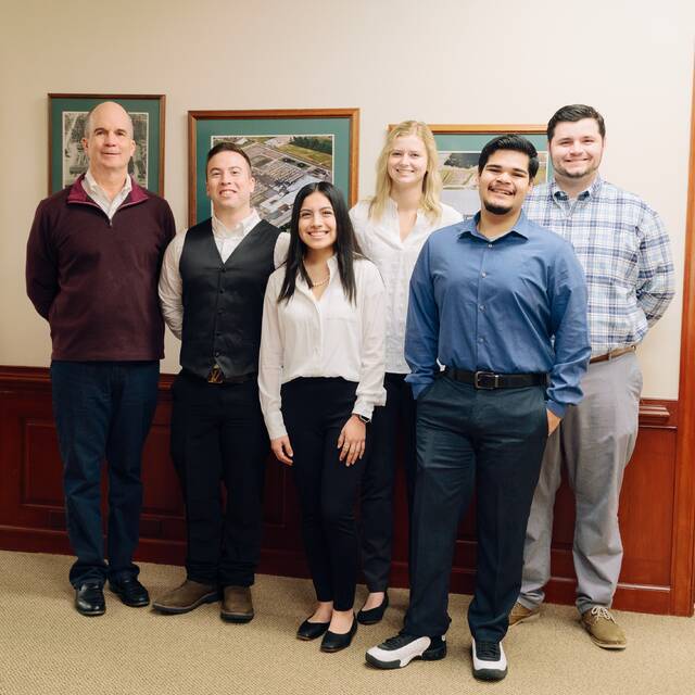129320122_web1_GMP02456-2
Pictured, from left: Executive Chairman at Mount Olive Pickle Company, Inc. Bill Bryan, Eric Holland, Loren Marin, Kate Carter, Joshua Hernandez, and Earl Worley