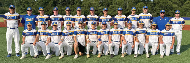 129844721_web1_Legionteam
Wayne County Post 11 opens play Tuesday against top-ranked Rowan County in game 3 of the 2023 N.C. Senior American Legion state baseball tournament at Campbell University. Post 11 is making its second state-tournament appearance in the last three years and 11th overall in program history. (Rudy Coggins|mountolivetribune.com)