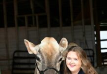 
			
				                                Hannah Loftin, a student at The University of Mount Olive, has been named the 2024 National Brown Swiss Youth Ambassador. (Courtesy photo)
 
			
		