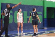 
			
				                                Sarah Hess prepares to make a tactical throw-in attempt that would give the Lady Gators a fighting chance in a game with Eastern Wayne Tuesday night. (Robert Taylor|mountolivetribune.com)
 
			
		