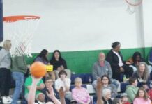 
			
				                                Heather Alexander, #50, puts up two in the paint. (Robert Taylor|mountolivetribune.com)
 
			
		