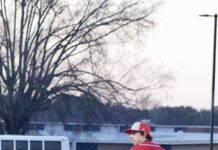 
			
				                                Brayden McKee takes to the mound for the Saints.
 
			
		