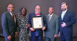 Simmons presented The Order of the Long Leaf Pine
