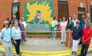 Mount Olive unveils its new UMO Trojan mural just in time for this Saturday’s Pickle Festival