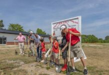 
			
				                                Wallace Christian Academy students and staff break ground for the new 11,000-square-foot middle school during ceremonies held April 30. The $1.2 million project is expected to be completed for the opening of the 2026-27 school year. (Courtesy photo)
 
			
		