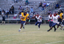 
			
				                                Southern Wayne High School pulled out a win over the Cougars in Friday night football action. (Kareem Brown|mountolivetribune.com)
 
			
		