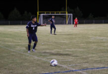
			
				                                Spring Creek men’s soccer took a recent win over North Johnston. (Kareem Brown|mountolivetribune.com photos)
 
			
		