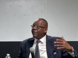 
			
				                                District 1 candidate James Carlton during Tuesday night’s public forum. (Georgia Dees|mountolivetribune.com)
 
			
		