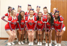 
			
				                                Southern Wayne High School cheerleaders. (Kareem Brown|mountolivetribune.com)
 
			
		