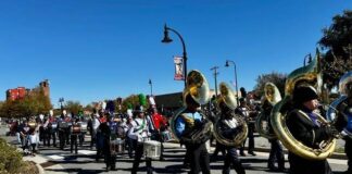 
			
				                                Residents braved the cold morning temperatures Tuesday to attend the Wayne County Veterans Day Parade in downtown Goldsboro. The parade was organized by Wayne County Veterans and Patriots Coalition Inc. and paid tribute to all veterans who have served and are currently serving in the Armed Forces of the United States. (Georgia Dees|mountolivetribune.com)
 
			
		