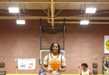 
			
				                                James Kenans No. 2 Zamarion Smith, steps to the free-throw line and sinks both shots for two points.
 
			
		